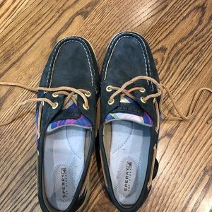 Gently Worn Womens Adorable Sperry Boathouse Shoes